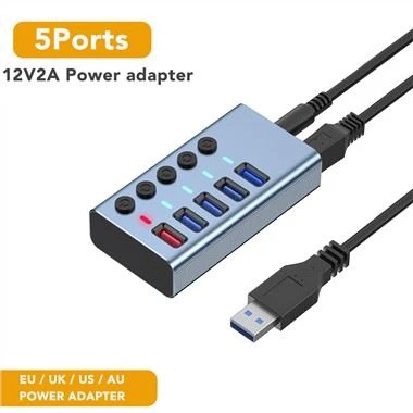 MSLFORCE संचालित USB3.0 हब औद्योगिक ग्रेड