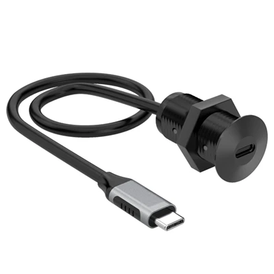USB-C डेस्क सॉकेट 0.3m USB C केबल के साथ